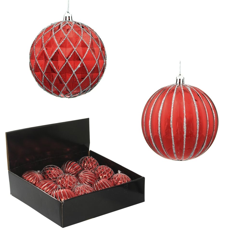 GAEM Набор из 12шт Украшение новогоднее Шар "Золотой наряд", D 10 см, L44 W34 H11 см