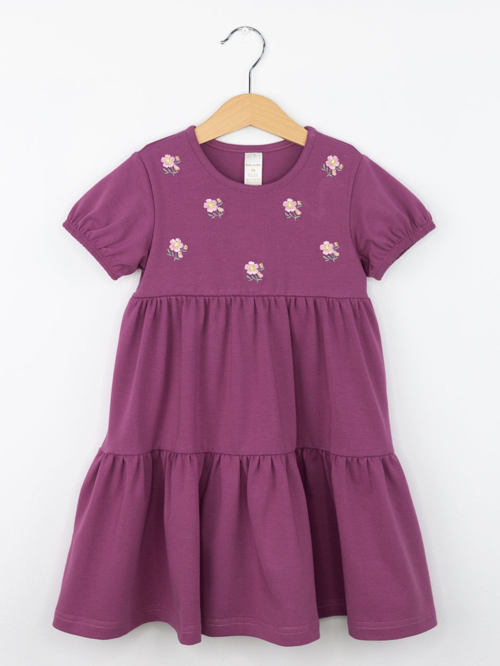 Платье трикотажное с вышивкой Baby Boom