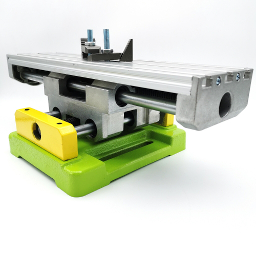 Стол координатный 350х100мм с комплектом прижимов, цилиндрические направляющиеляющие