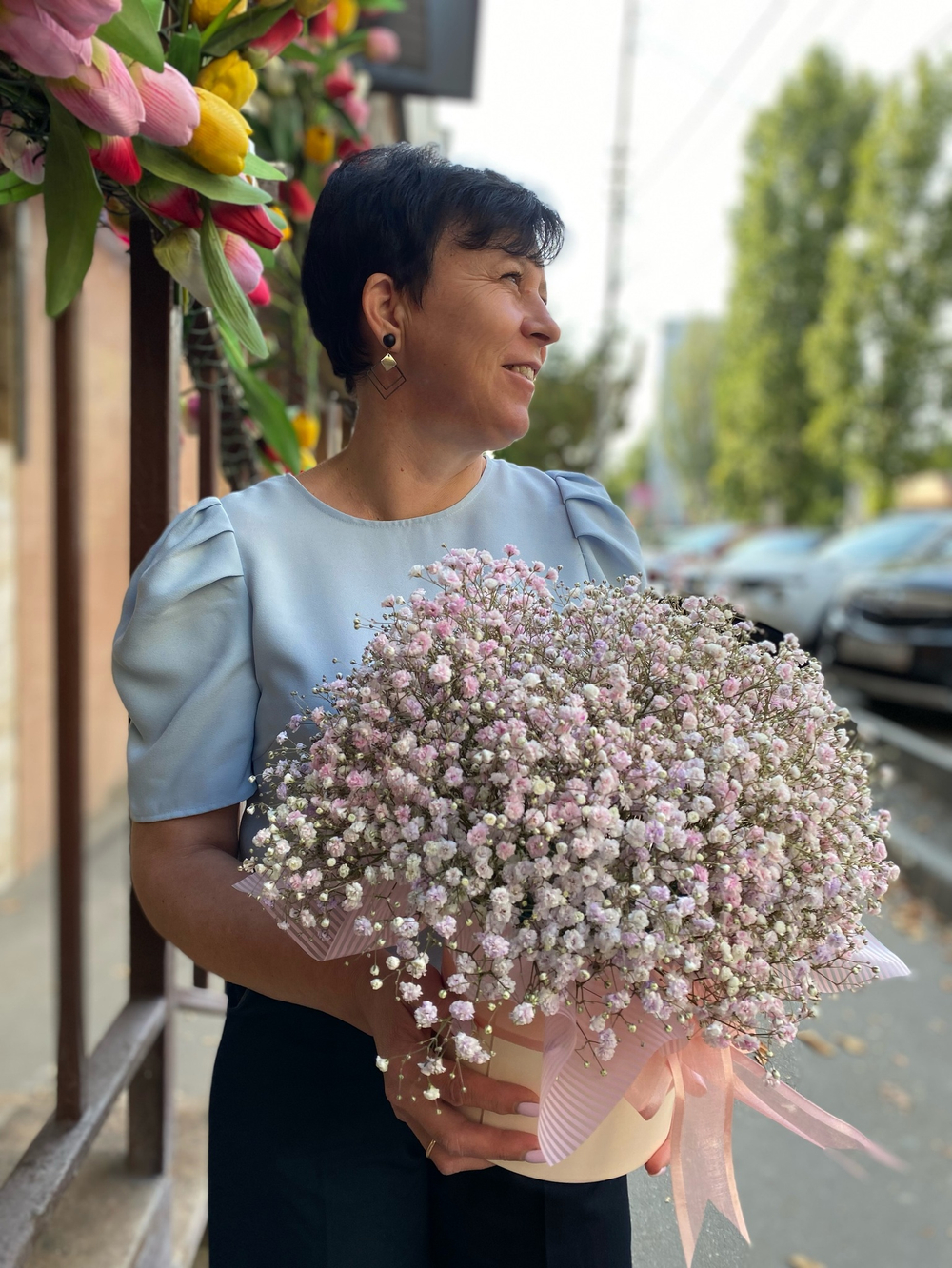 Гипсофила в коробке"Радуга"