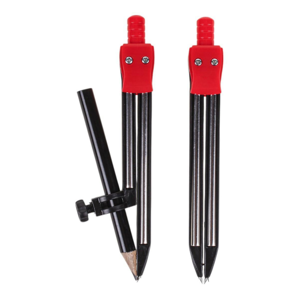 Готовальня 9 предм. цирк.под карандаш, каранд,цирк-измеритель, ластик,4 лин.