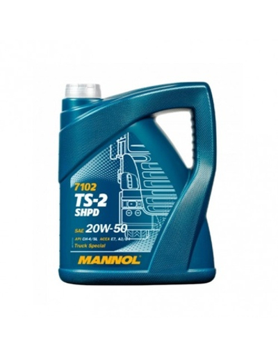 MANNOL TS-2 SHPD 7102 20W-50 CG-4/CF-4/CF/SJ Масло моторное, 5л