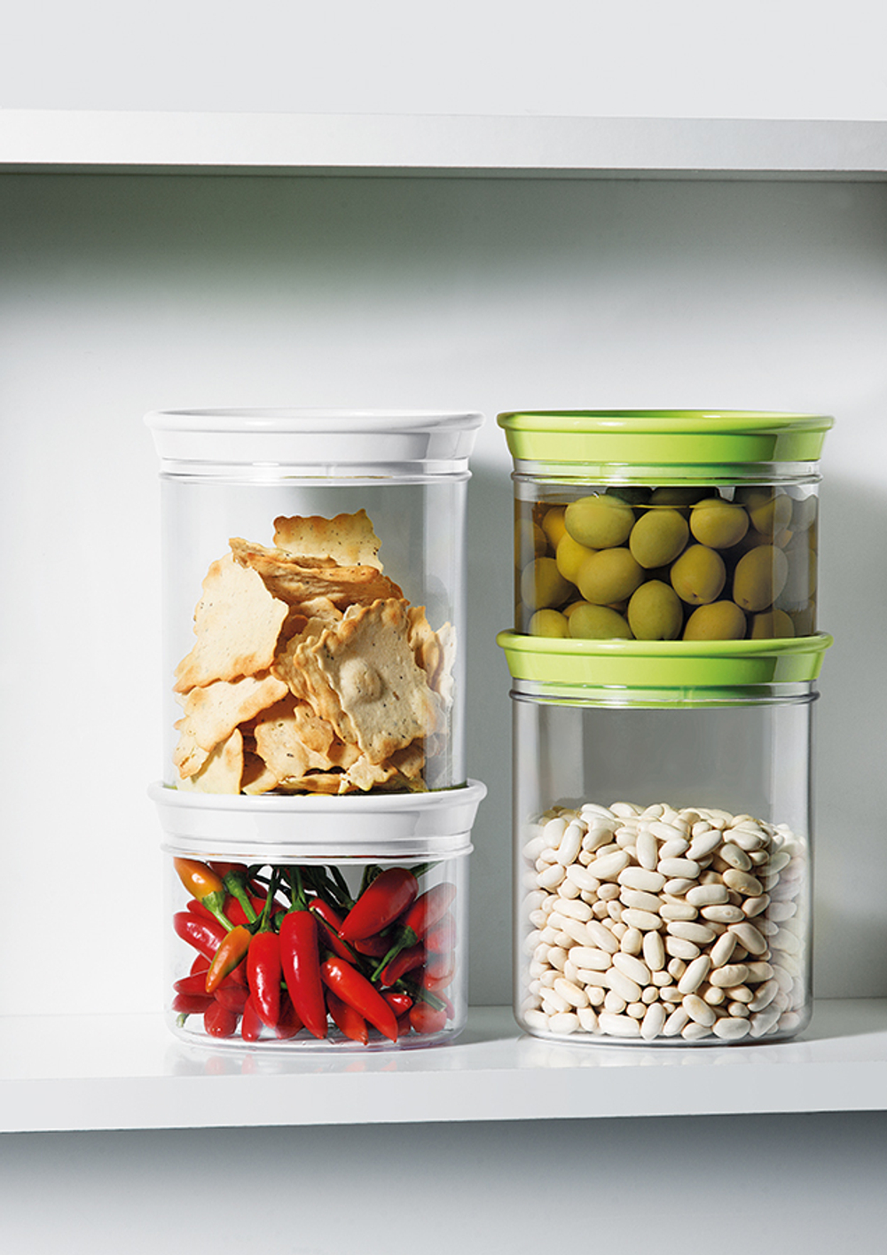 Банка для сыпучих продуктов forme casa, 500 мл, белая