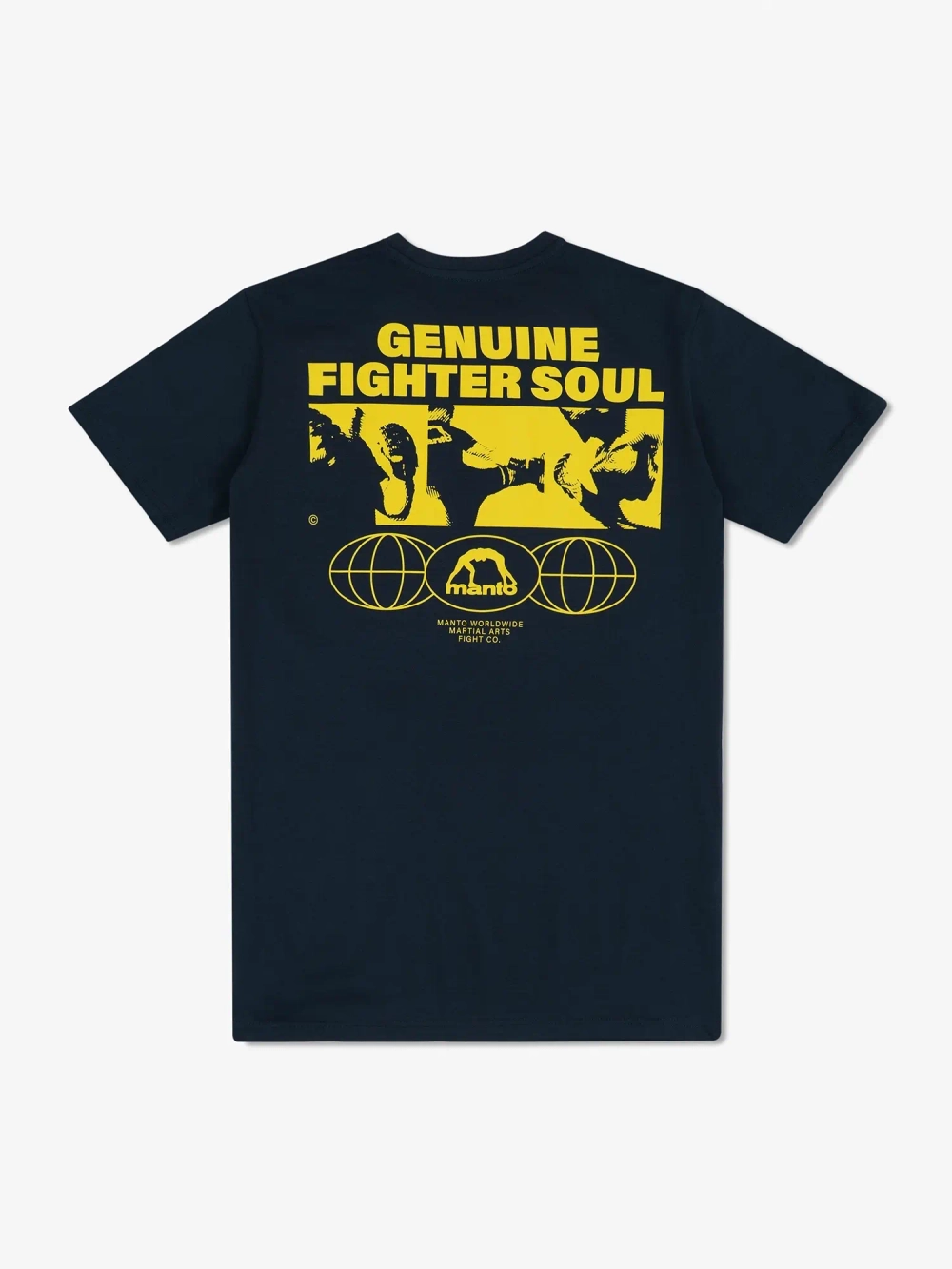Футболка MANTO FIGHTER SOUL темно-синяя