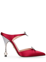 GIAMBATTISTA VALLI | 105mm Satin high heel mules