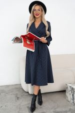 Платье Марта (темно-синий/полоска)-46р-р Р11-1189/11 Nikol