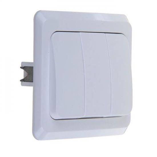 Выключатель 3-клав. бел. с/п Schneider Этюд.