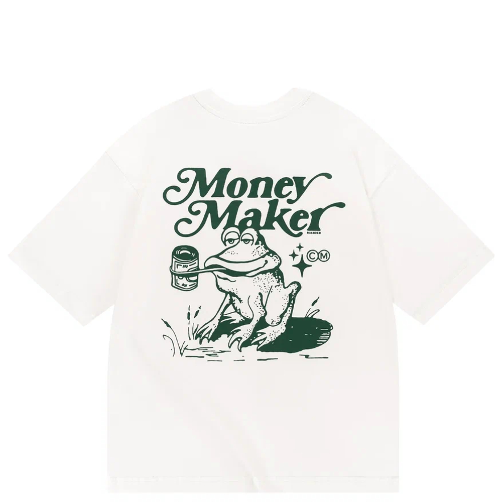 Футболка Haided MONEY TOAD RLXD HW TEE ecru