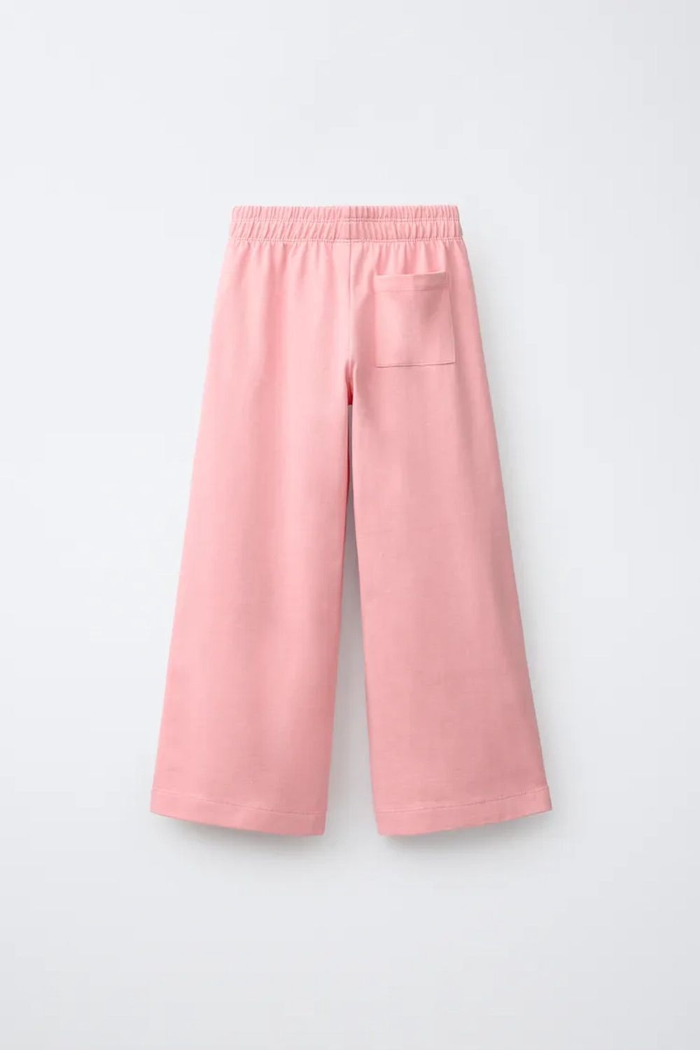 ZARA ПЛОТНЫЕ БРЮКИ WIDE LEG, РОЗОВЫЙ