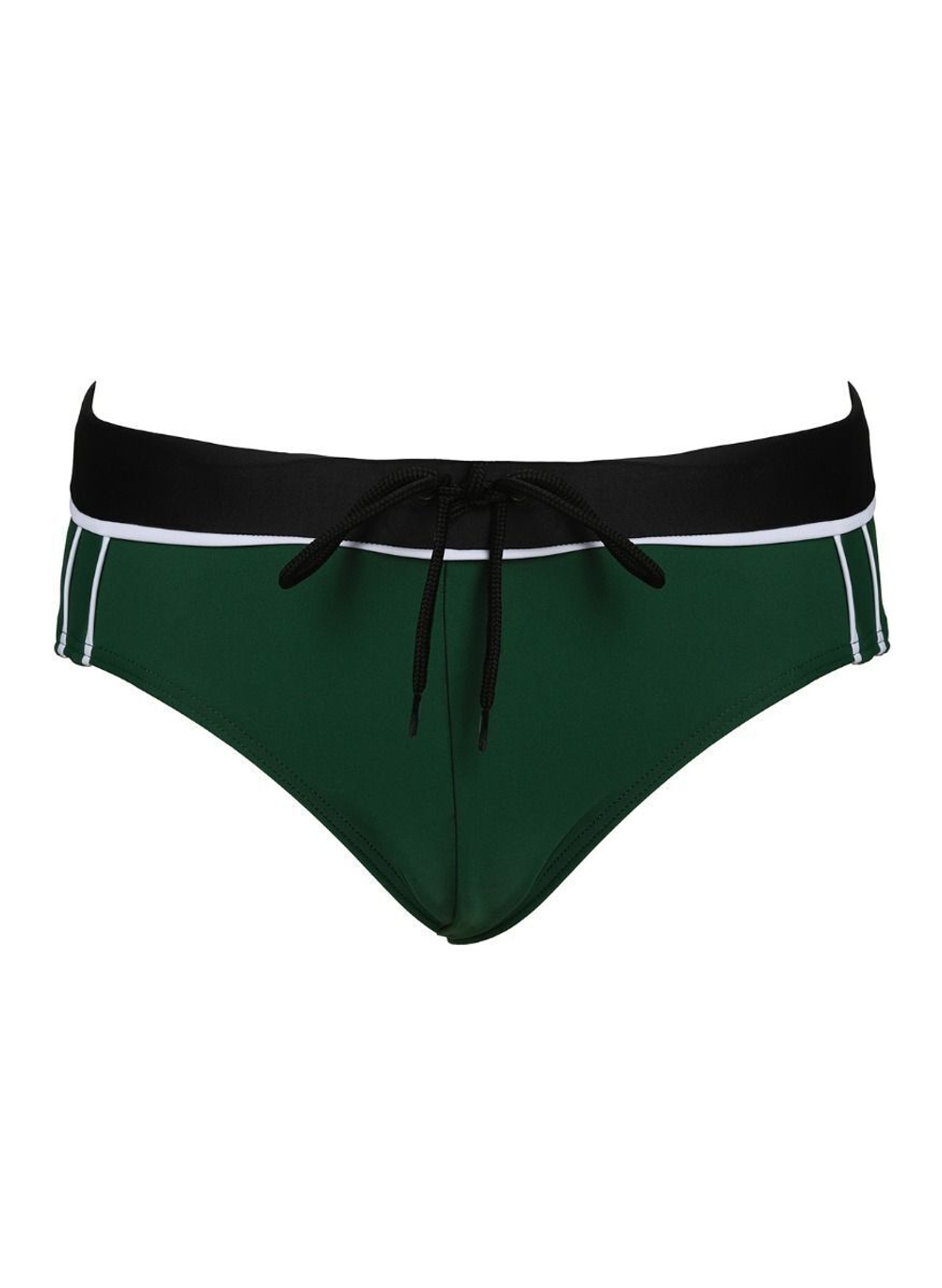 Пляжные плавки с контрастной отделкой (Размер: L) (Цвет: темно-синий)