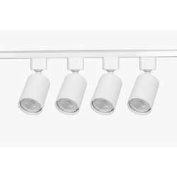 Комплект ЭРА TR70-SET4-GU10-WH трековых светильников однофазных 4 шт под лампу с шинопроводом 80 см белый | Комплекты трековой системы