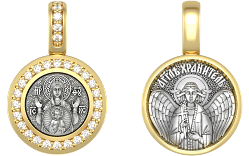 Образ "Икона Божией Матери "Знамение". Ангел Хранитель" Образ "Икона Божией Матери "Знамение". Ангел Хранитель"