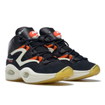 Reebok Question Pump MID Винтажные баскетбольные кроссовки для унисекса Черный Белый