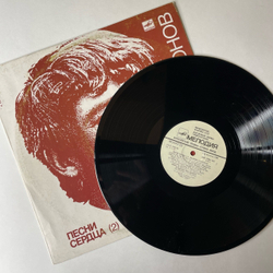 Винтажная виниловая пластинка LP Валерий Агафонов Песни Сердца Пластинка 2 (СССР 1989)