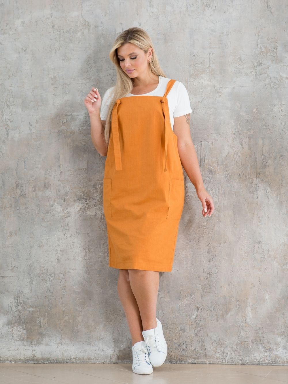 Сарафан 1345 бирюзовый Novita (Акция)