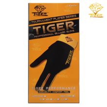 Перчатка Tiger Professional Billiard Glove черная/желтая правая L
