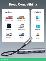 USB-хаб Ugreen CM417-20197 Space Gray (20197)