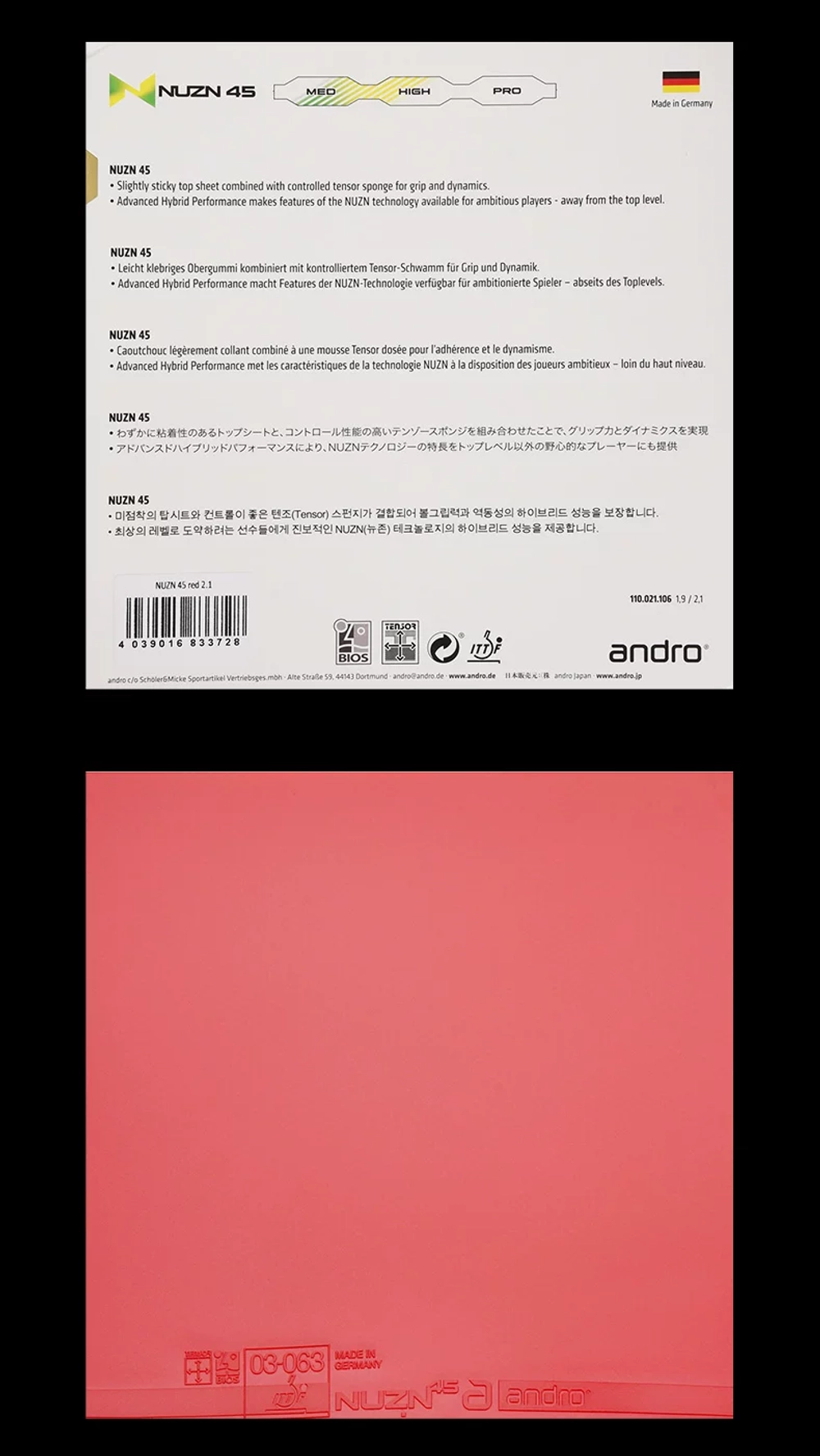 ANDRO NUZN 45