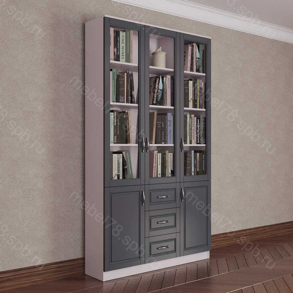 Шкаф книжный 3/6