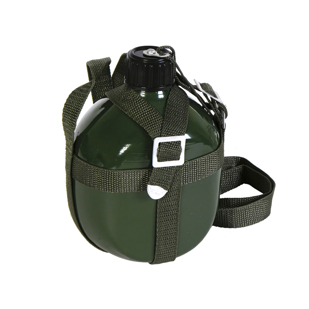 Фляга 1л алюминиевая походная на ремне СВ-2014