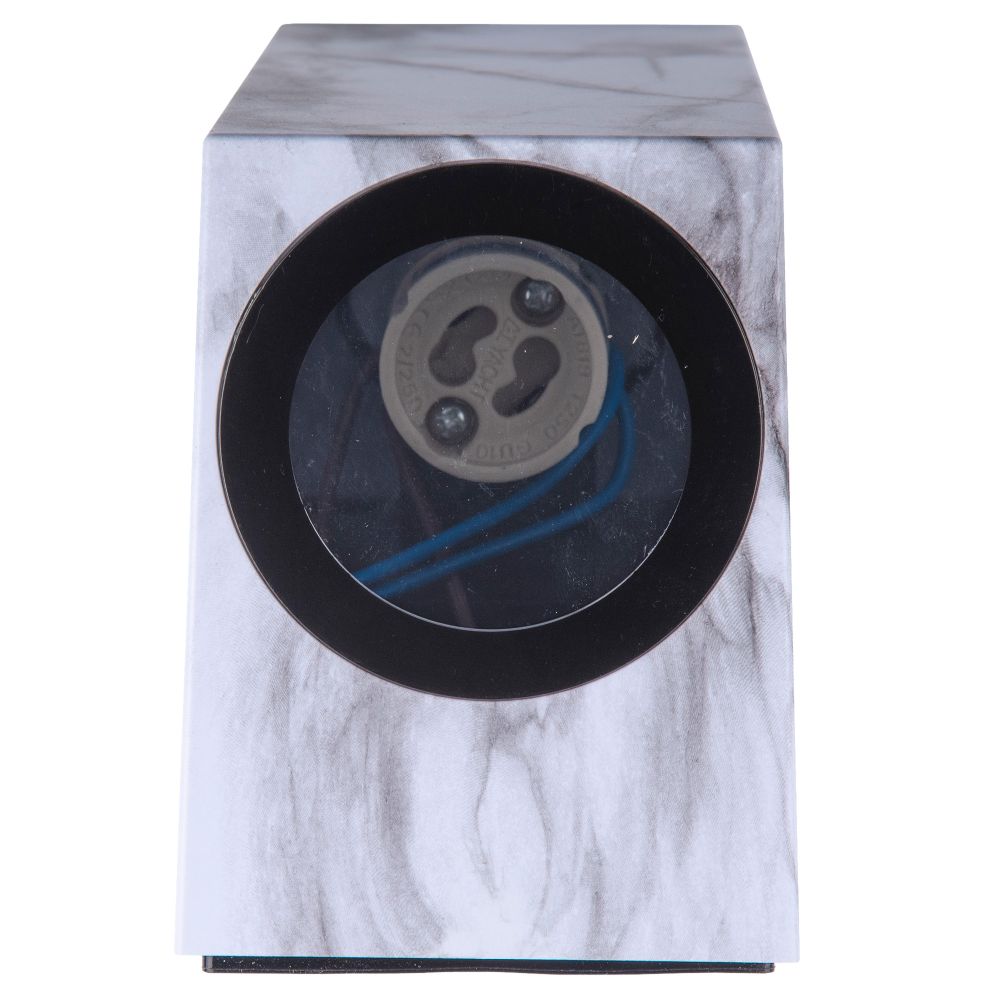 UUL-P42A 2х6W-GU10 IP65 MARBLE Светильник уличный. под две лампы GU10. Архитектурный накладной. Цвет корпуса мрамор. TM Uniel