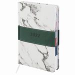 Ежедневник датированный 2022 А5 148х218 мм GALANT "Athens", под кожу, зеленый, 112942