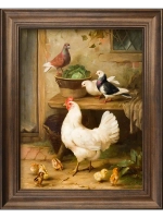 Картина интерьерная на холсте в раме 25*31 см