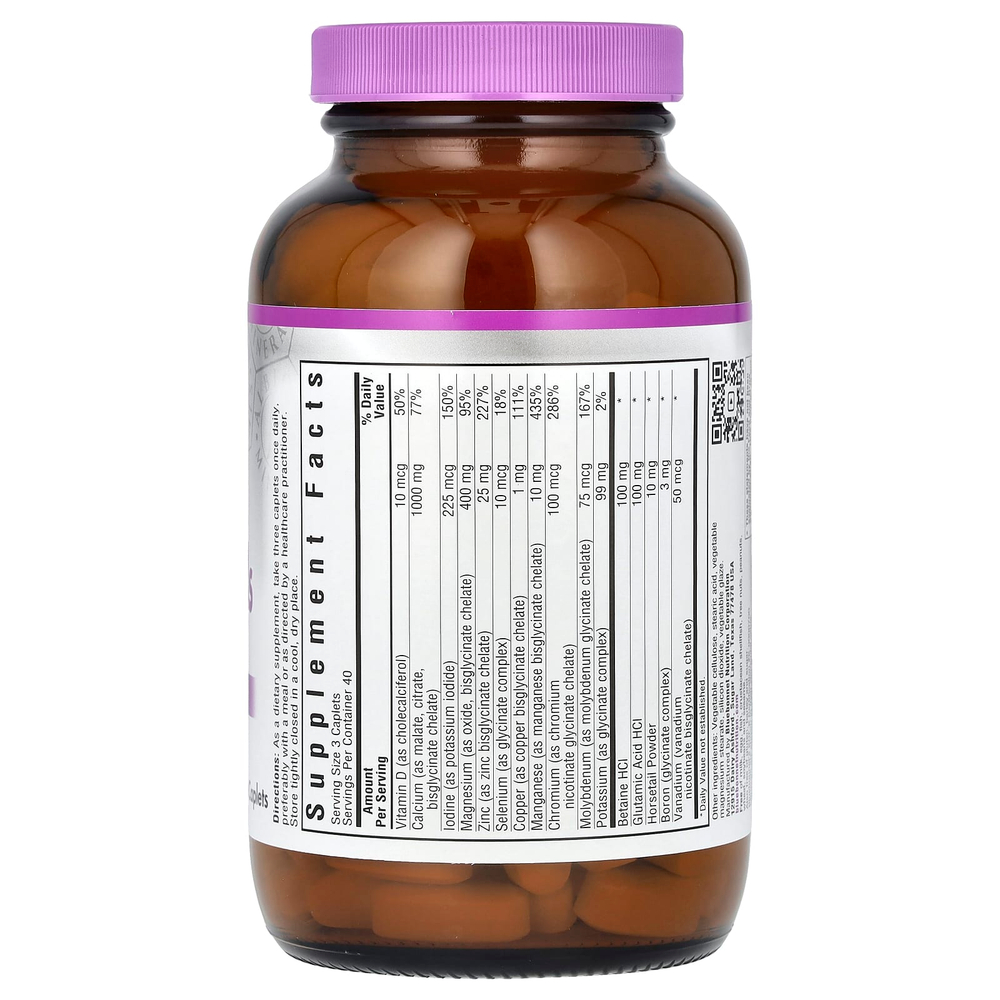 Bluebonnet Nutrition, Хелатные мультиминералы, без железа, 120 капсул