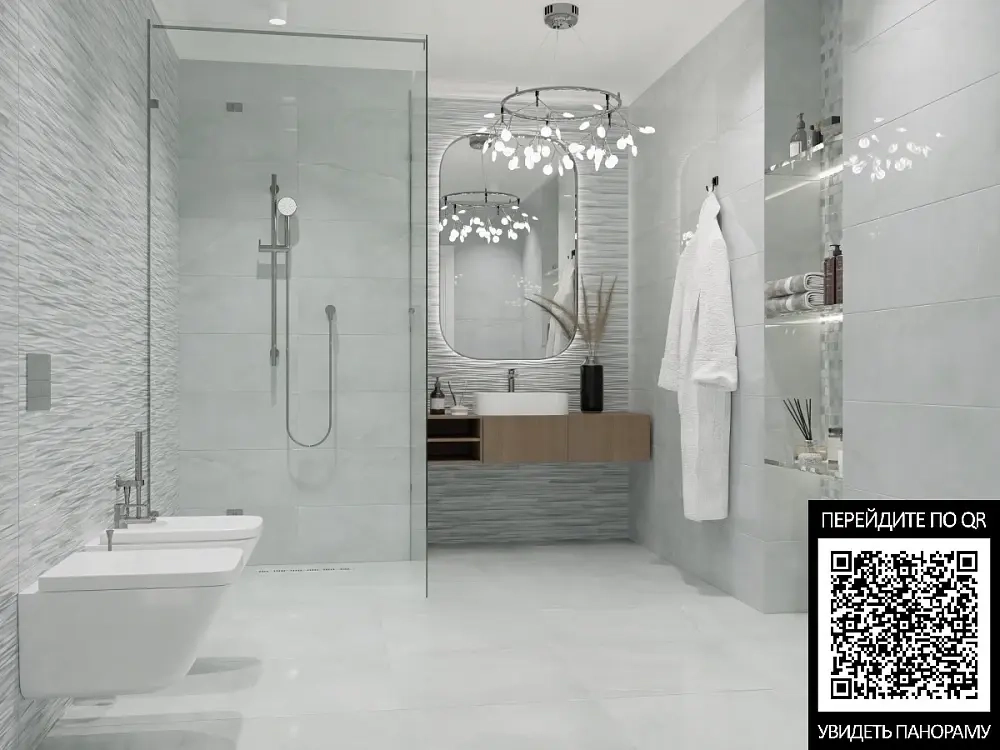 Декор настенный Primavera Amore Silver Decor 06 30x90 см (DG09-06)