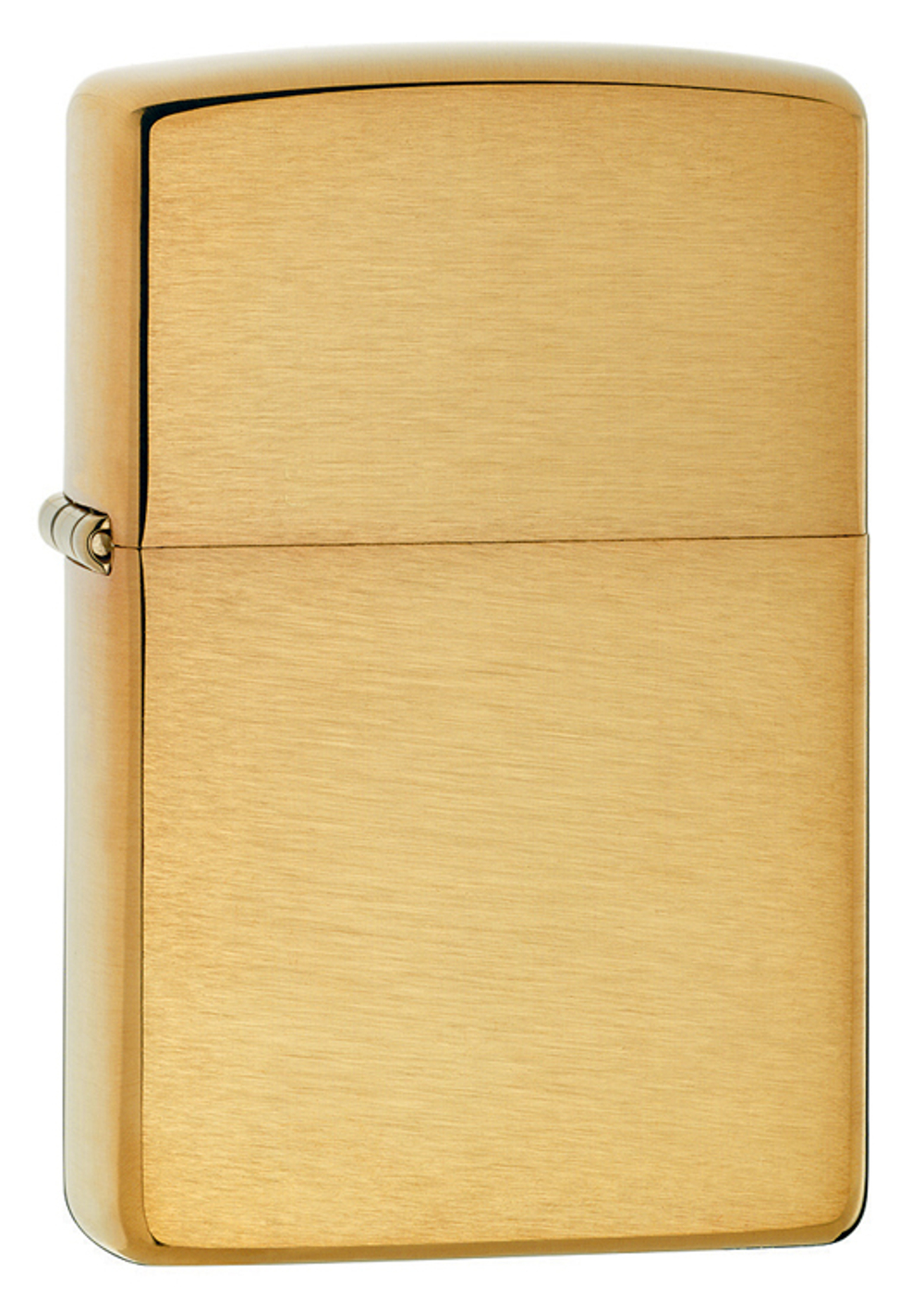 Зажигалка Zippo с покрытием Brushed Brass, латунь/сталь, золотистая, матовая, 36х12х56 мм