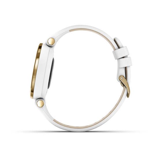 Стильные смарт-часы Garmin Lily Classic, белые, кожа, 010-02384-B3