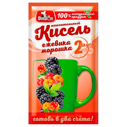 Кисель Моментальный Preston Ежевика и морошка 30 гр