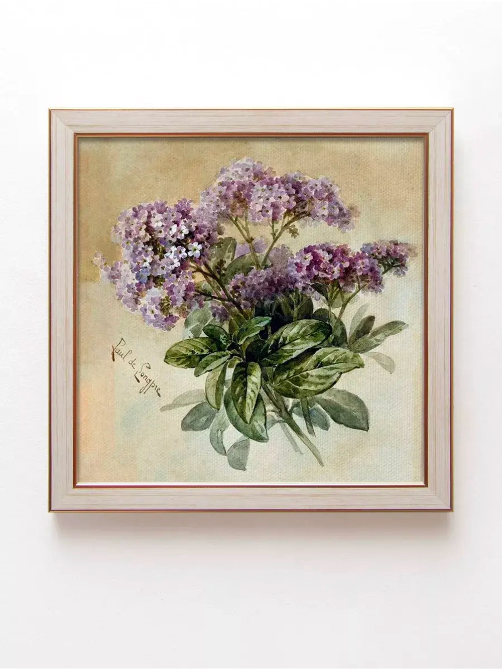 Картины на стену интерьерная на холсте 4 шт, 23*23 см