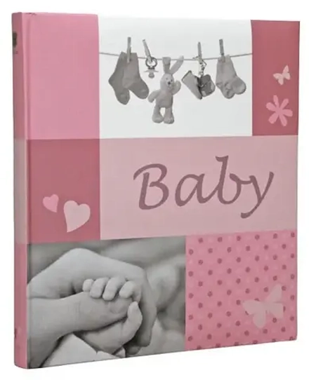 Фотоальбом Henzo Jessy Baby 28.5x30 на 60 стр., классический, картон, розовый (20.161.12)