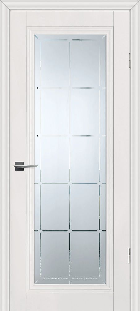 Дверь PSC-35 / Цвет Зефир / Сатинат, худ. гравировка / Двери PROFILO PORTE