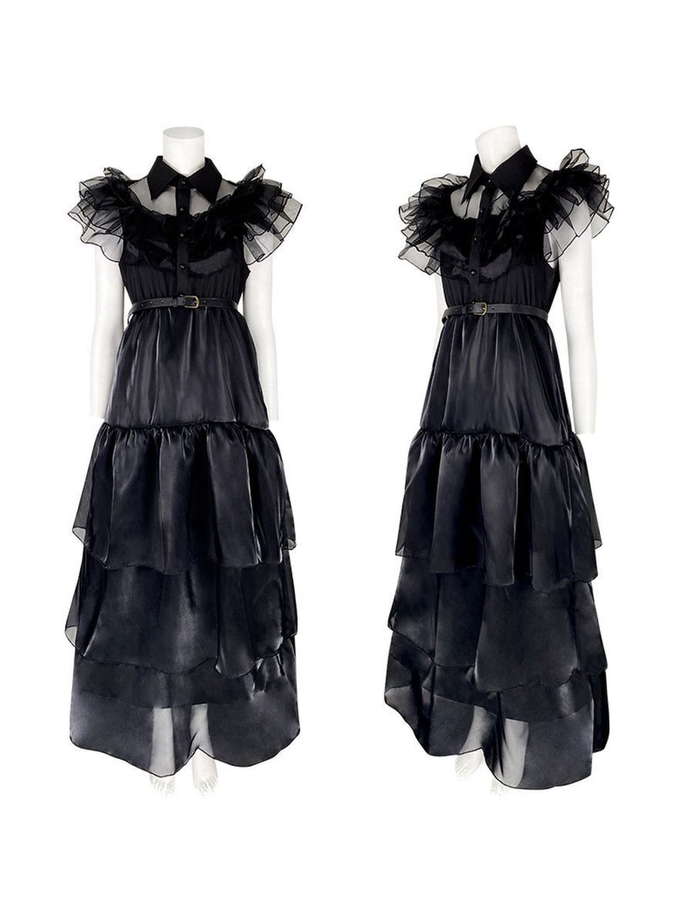 Платье Wednesday Addams Уэнсдэй Адамс на Хэллоуин y2k