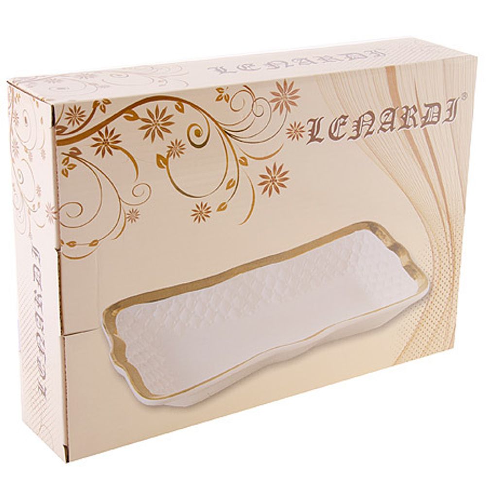 Прямоугольное блюдо Lenardi 110-303 26 см