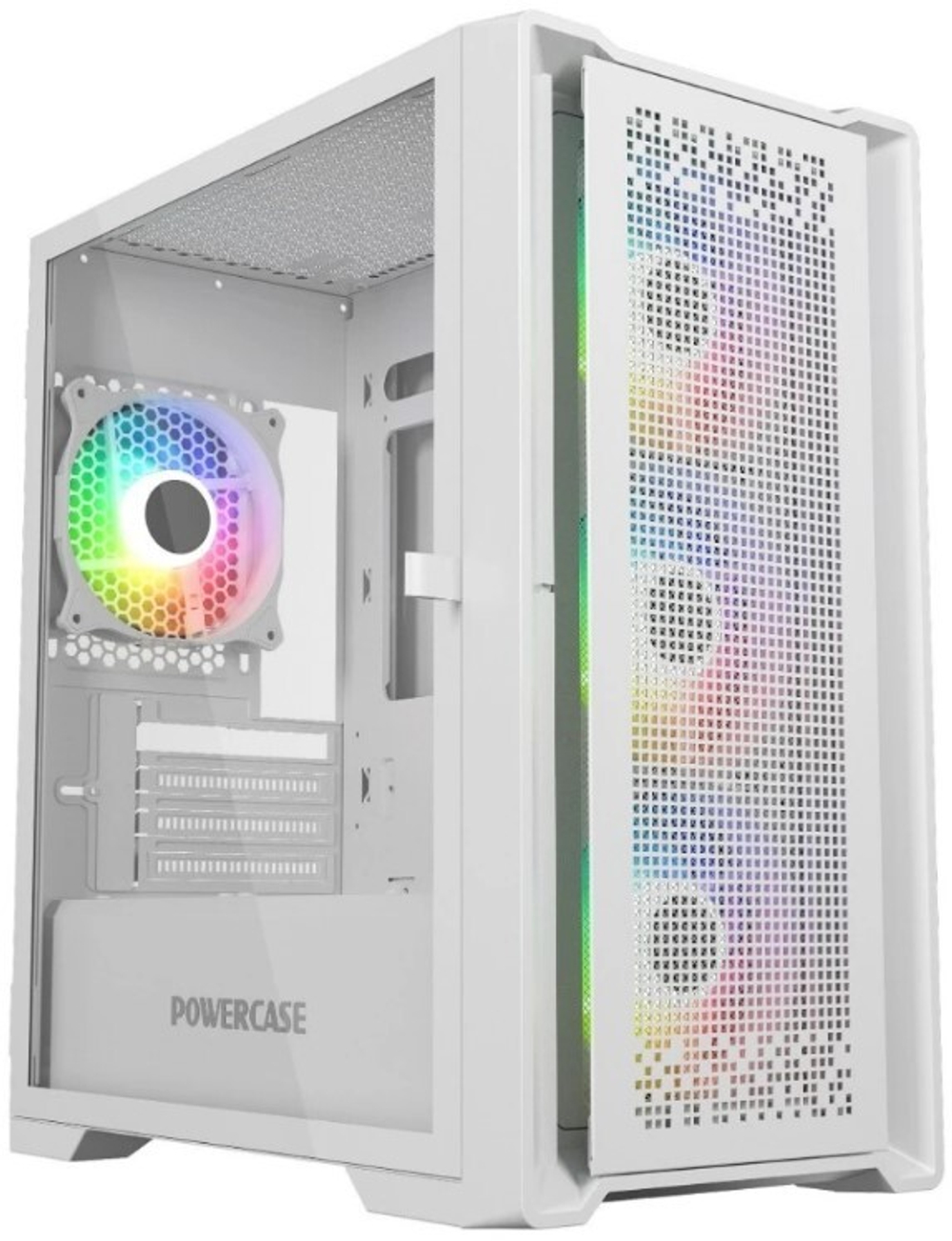 Корпус mATX Powercase ByteFlow Micro White LE