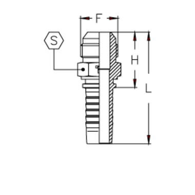 Фитинг DN 25 JIC (Ш) 1.1/16