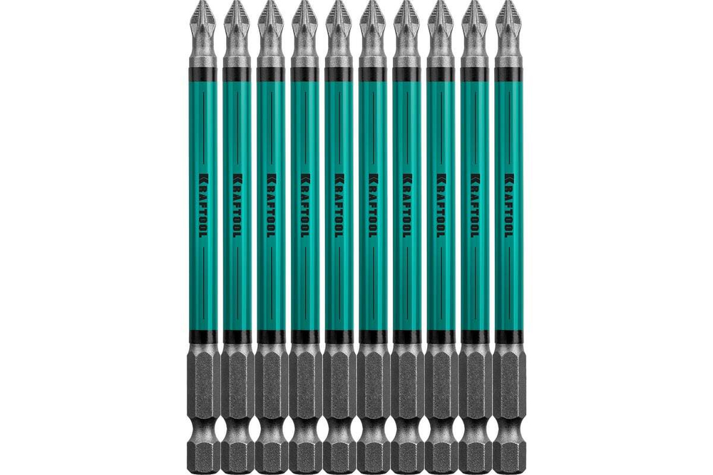 KRAFTOOL  OPTIMUM PZ 2, 100 мм, 10 шт, Биты (26124-2-100-10)