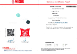 Турмалин Параиба, Овал, 1 шт. / 3,94 карат, Мозамбик