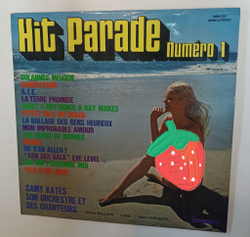 Винтажная виниловая пластинка LP Samy Kates Hit Parade Numero 1 (France 1975)