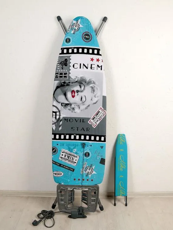 Доска гладильная Nika «Эльза де люкс», 122×40 см, металл, регулируемая высота до 93 см рисунок МИКС