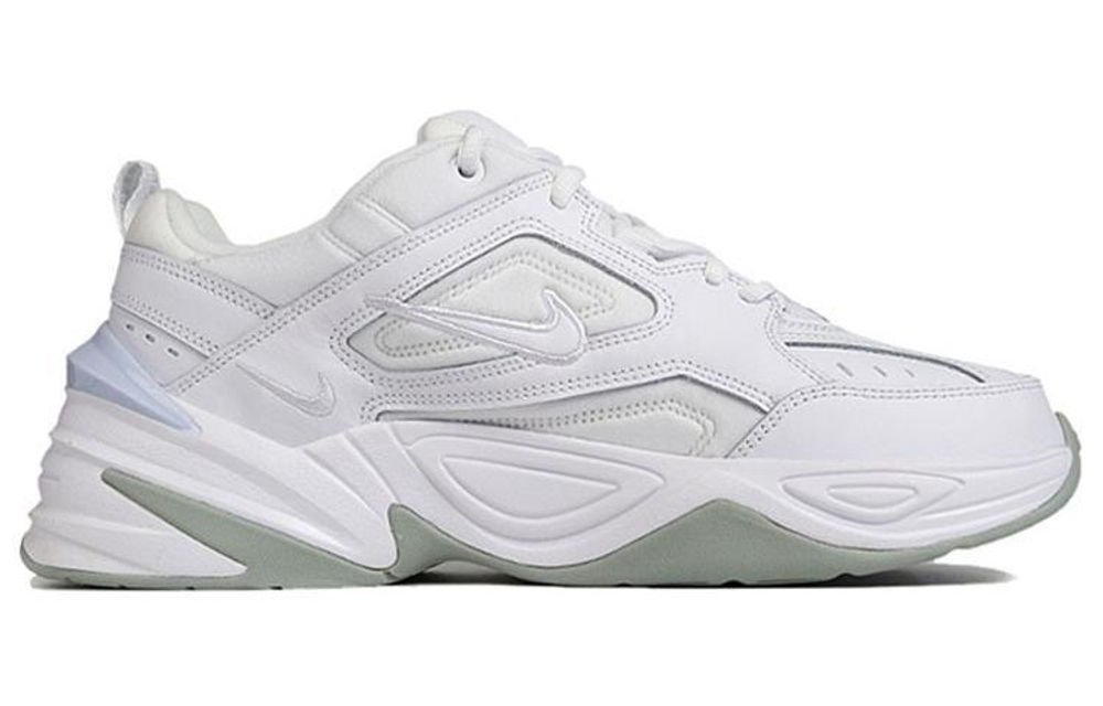 Nike M2K Tekno White fabric low-cut daddy shoes for men and women