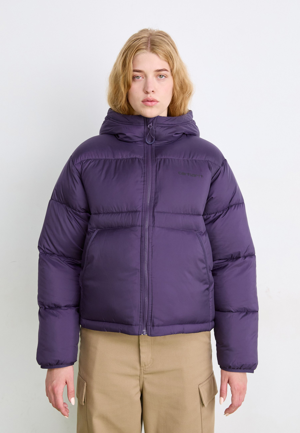 Carhartt WIP Зимняя куртка - Фиолетовый