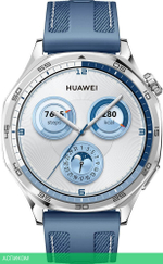 Умные часы Huawei Watch GT 5 46мм Vili-B19W Blue Woven Strap (55020DGJ)