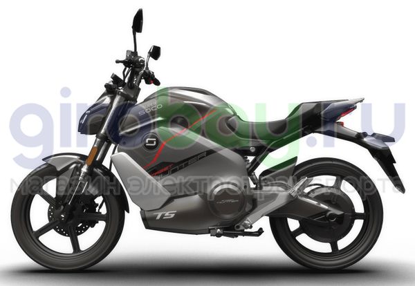 Электромотоцикл WHITE SIBERIA SUPER SOCO TS STREET HUNTER (Серый) фото №2