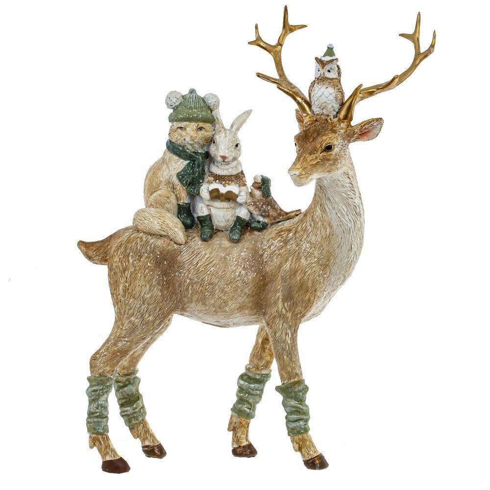 GAEM Фигурка декоративная "Олень", L19 W7 H25 см