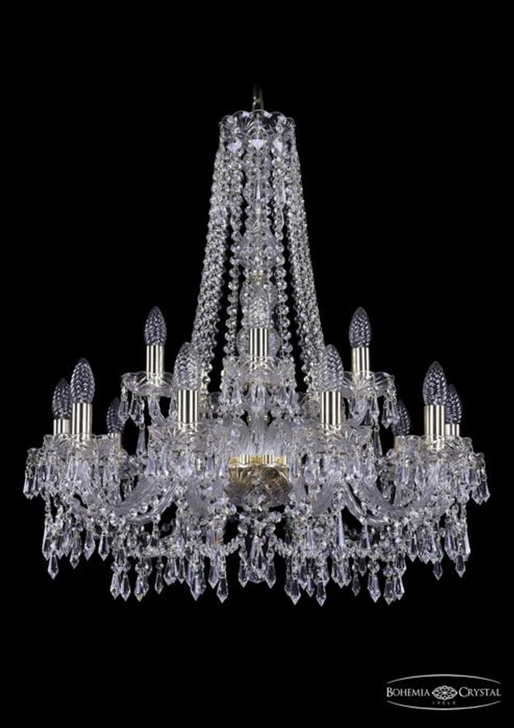 Подвесная люстра Bohemia Ivele 1403/10+5/240/h-76/G