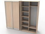 Шкаф-купе 2-дверный из ЛДСП